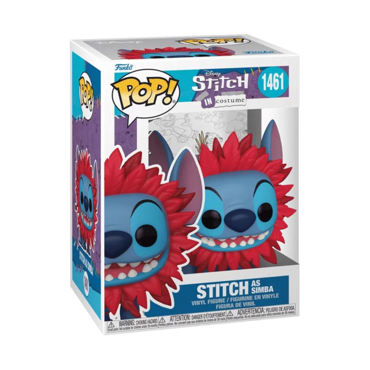 Funko POP! Disney Stitch as Simba #1461