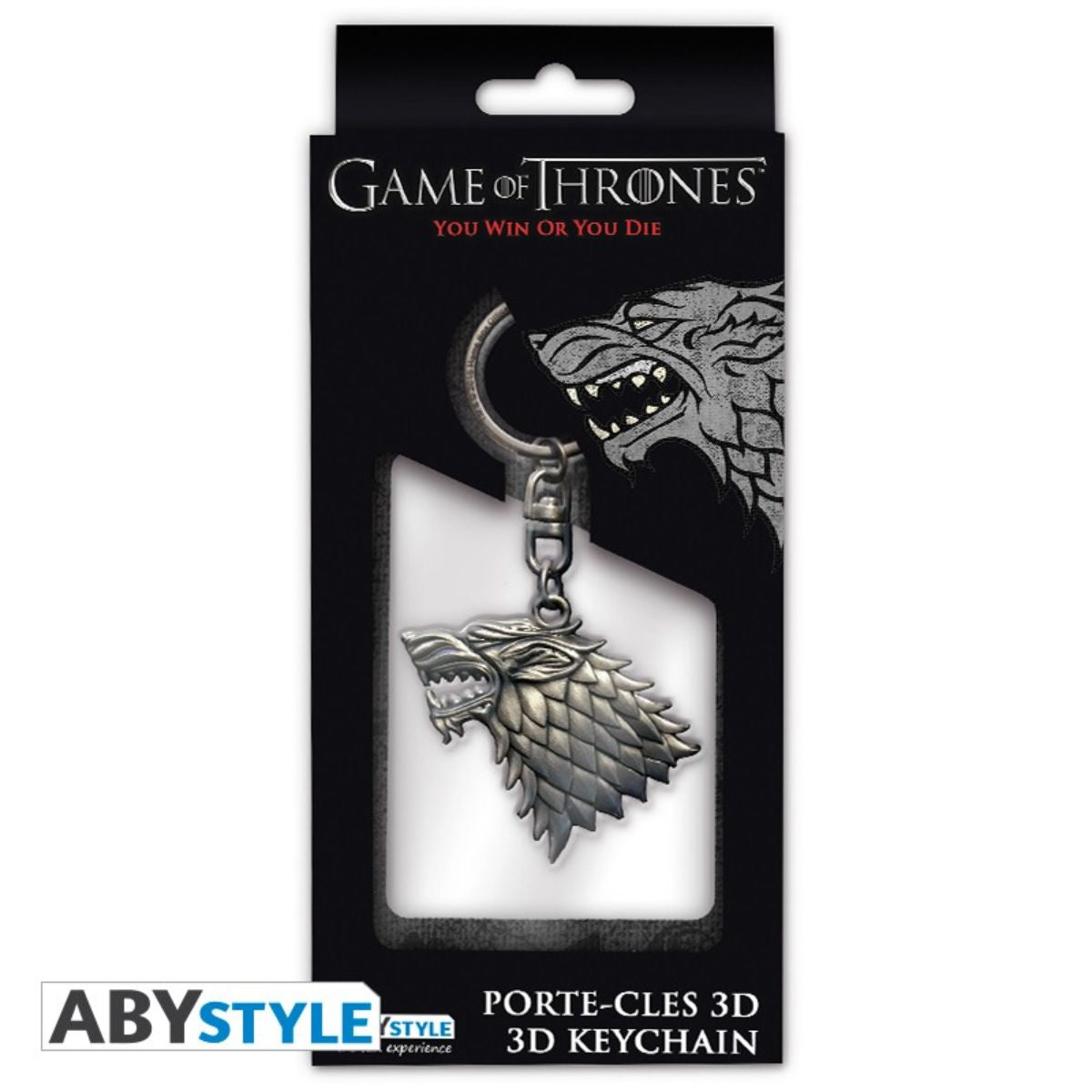 Game Of Thrones Keychain 3D "Stark"