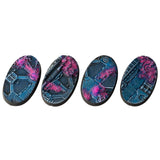 Gamers Grass Alien Infestation Bases, Oval 60mm (x4)