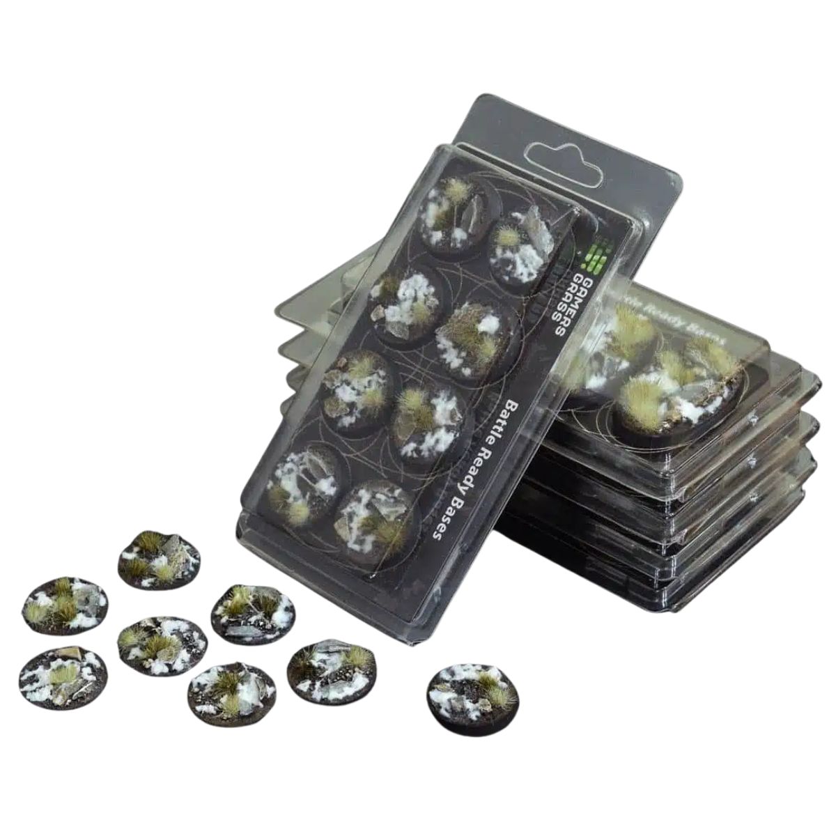 Gamers Grass Winter Bases, Round 32mm (x8)