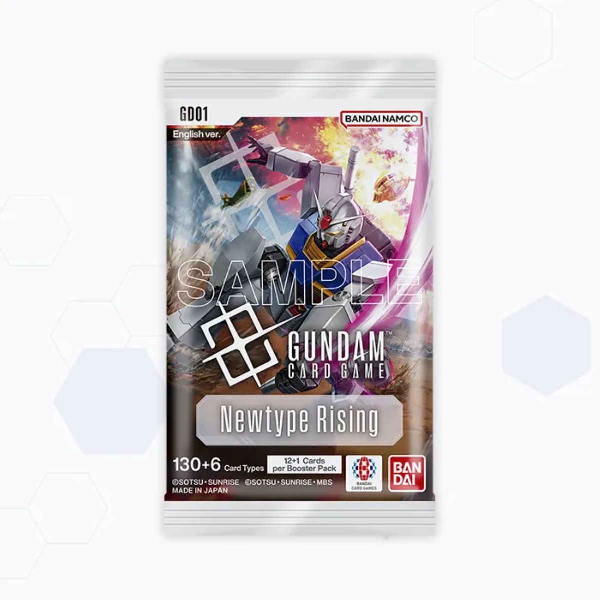 Gundam Newtype Rising GD01 Booster Englisch