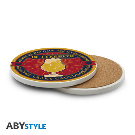 Harry Potter Ceramic Coasters "Butterbeer"