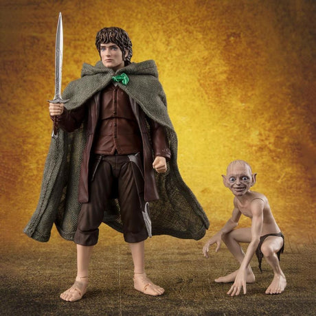 Herr der Ringe Frodo Beutlin & Gollum Figuren (12 cm)