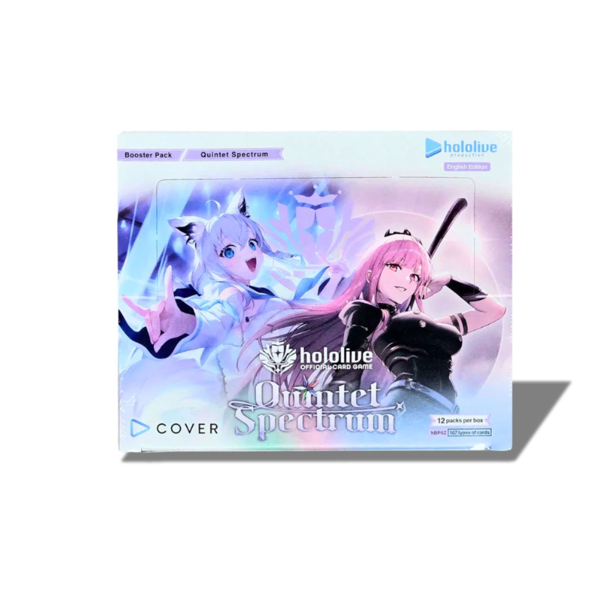 Hololive Official Card Game Quintet Spectrum Booster Display (12 Packs) Englisch