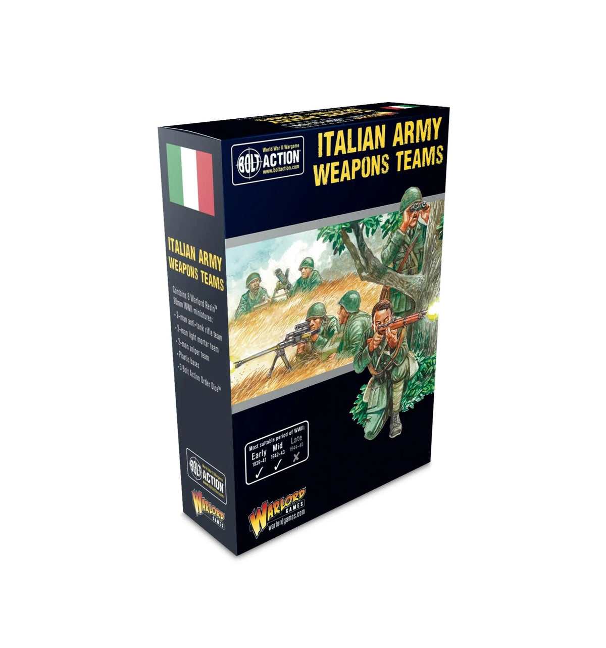 Bolt Action Italian Army Weapons Teams