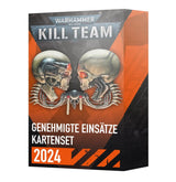 Warhammer 40.000 Kill Team Genehmigte Einsätze Kartenset 2024
