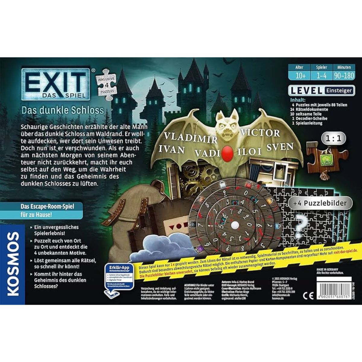 EXIT® Spiel+Puzzle Das dunkle Schloss Einsteiger