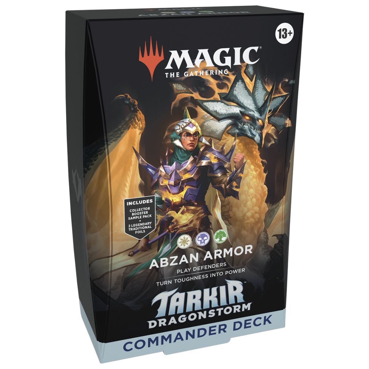 Magic: The Gathering Tarkir Dragonstorm Abzan Armor Commander Deck Englisch