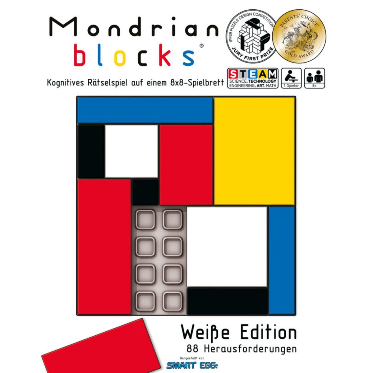 Mondrian Blocks: Weiße Edition