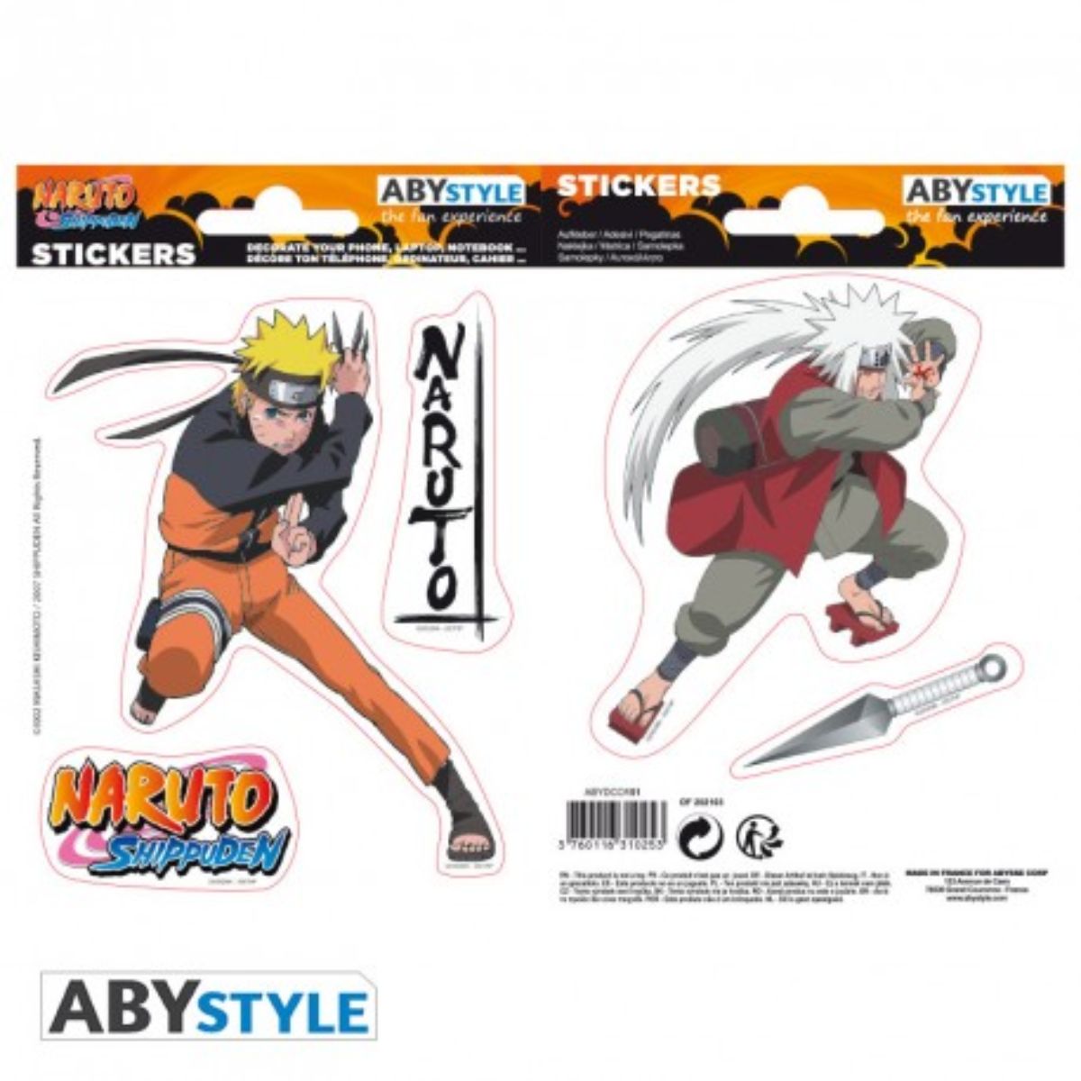 Naruto Shippuden Stickers Naruto Jiraiya