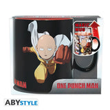 One Punch Man Mug Heat Change 460 ml Heroes With Box