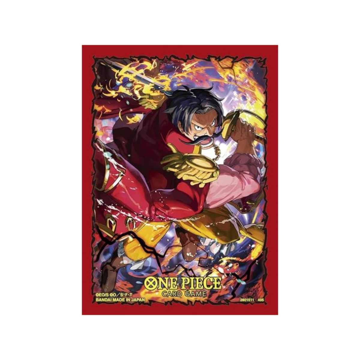 One Piece Card Game Official Sleeve 12 Gol.D.Roger (70 Sleeves)
