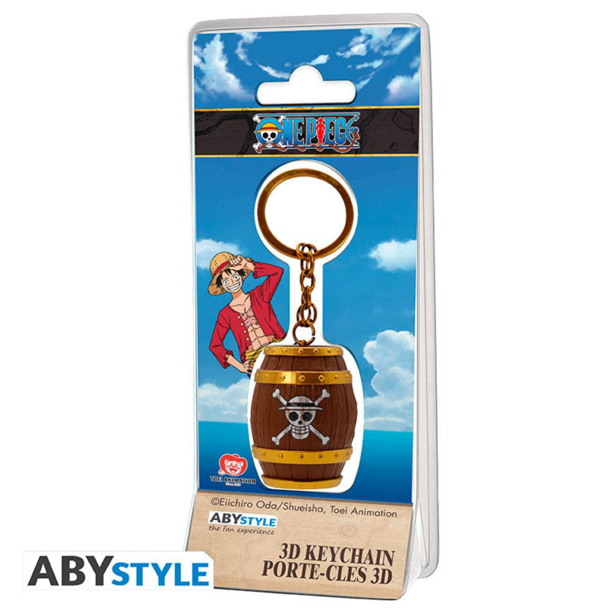 One Piece Keychain 3D Barrel