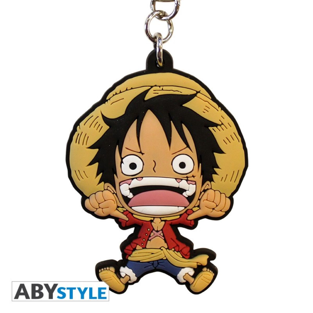 One Piece Keychain Pvc "Luffy Sd"