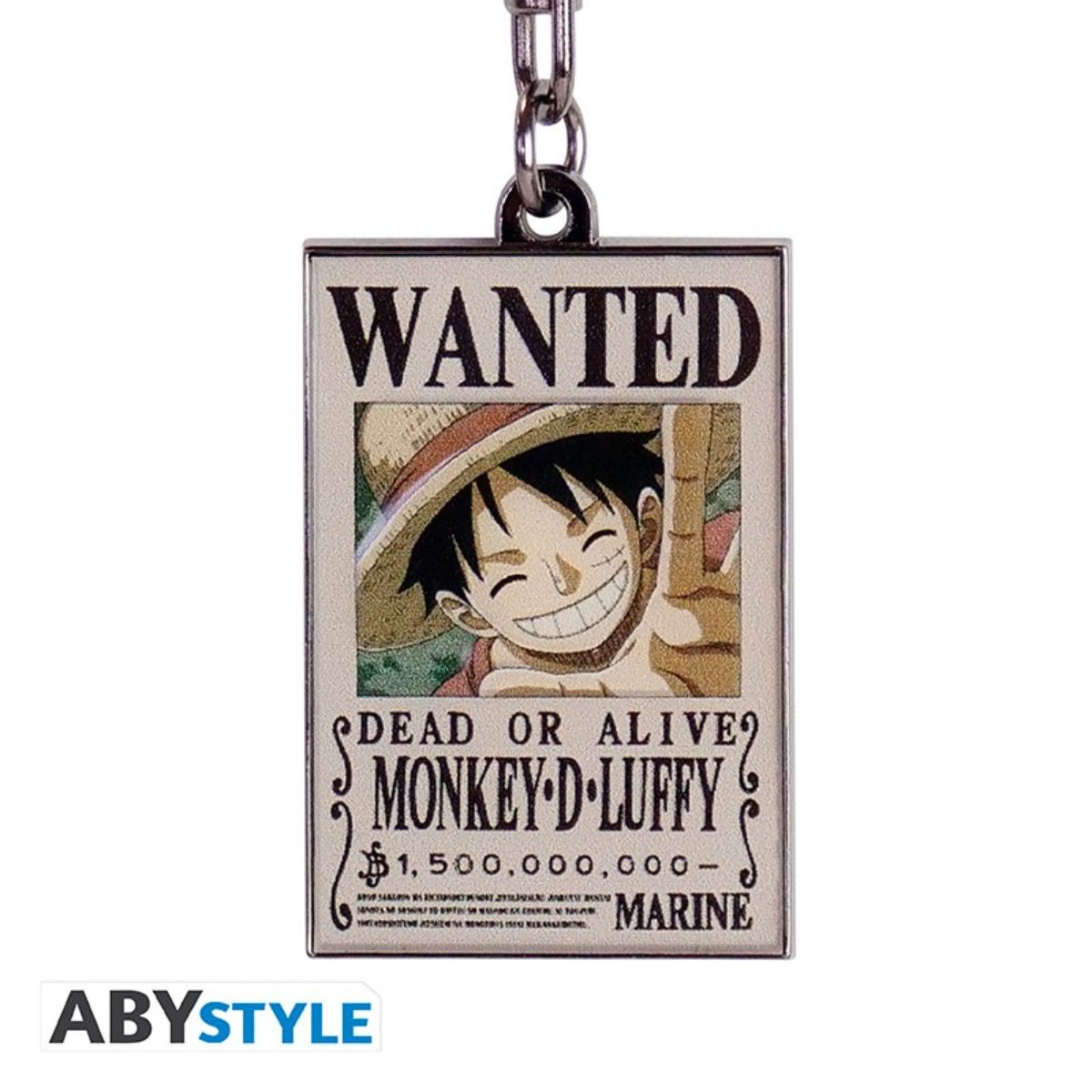 One Piece Keychain "Wanted Luffy"