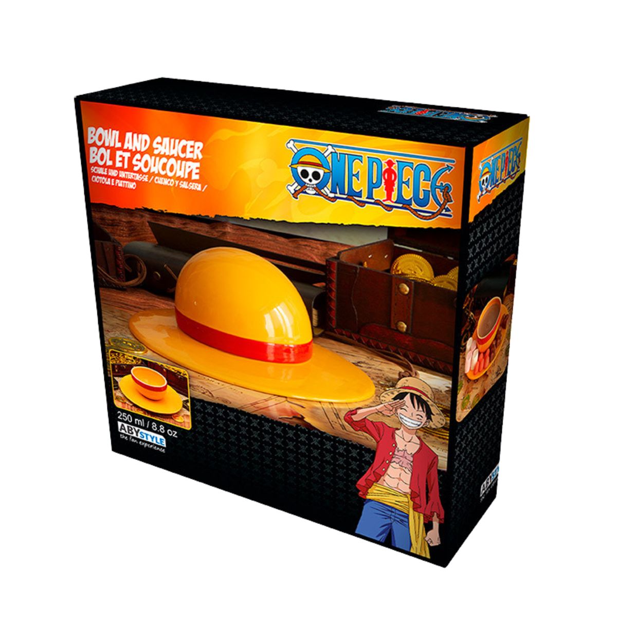 One Piece Strohhut Bowl und Unterteller