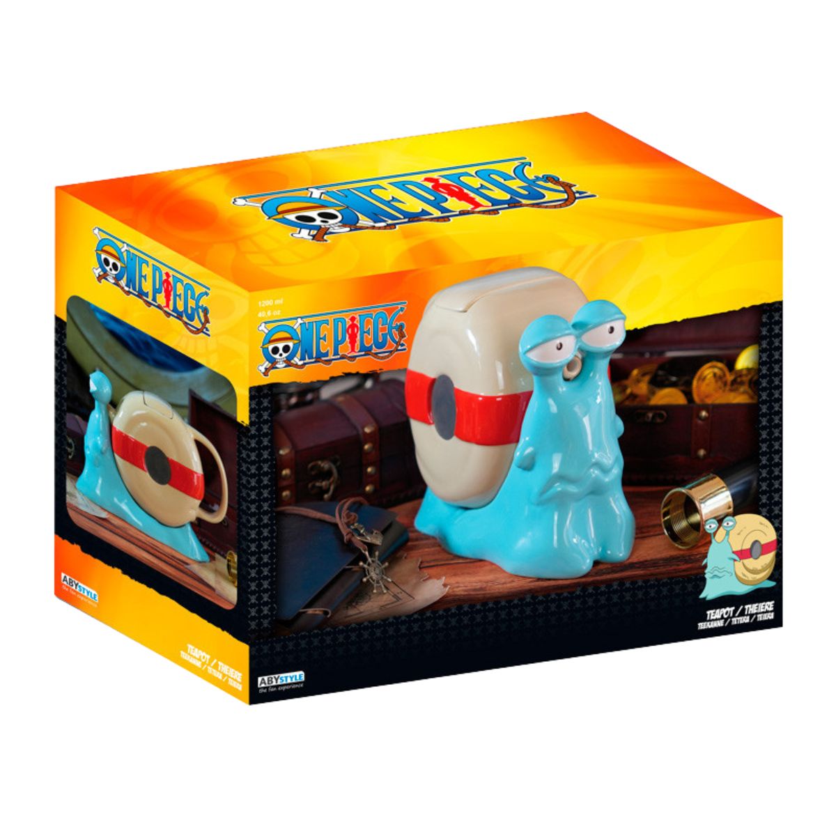 One Piece Transponder Schnecke Teekanne