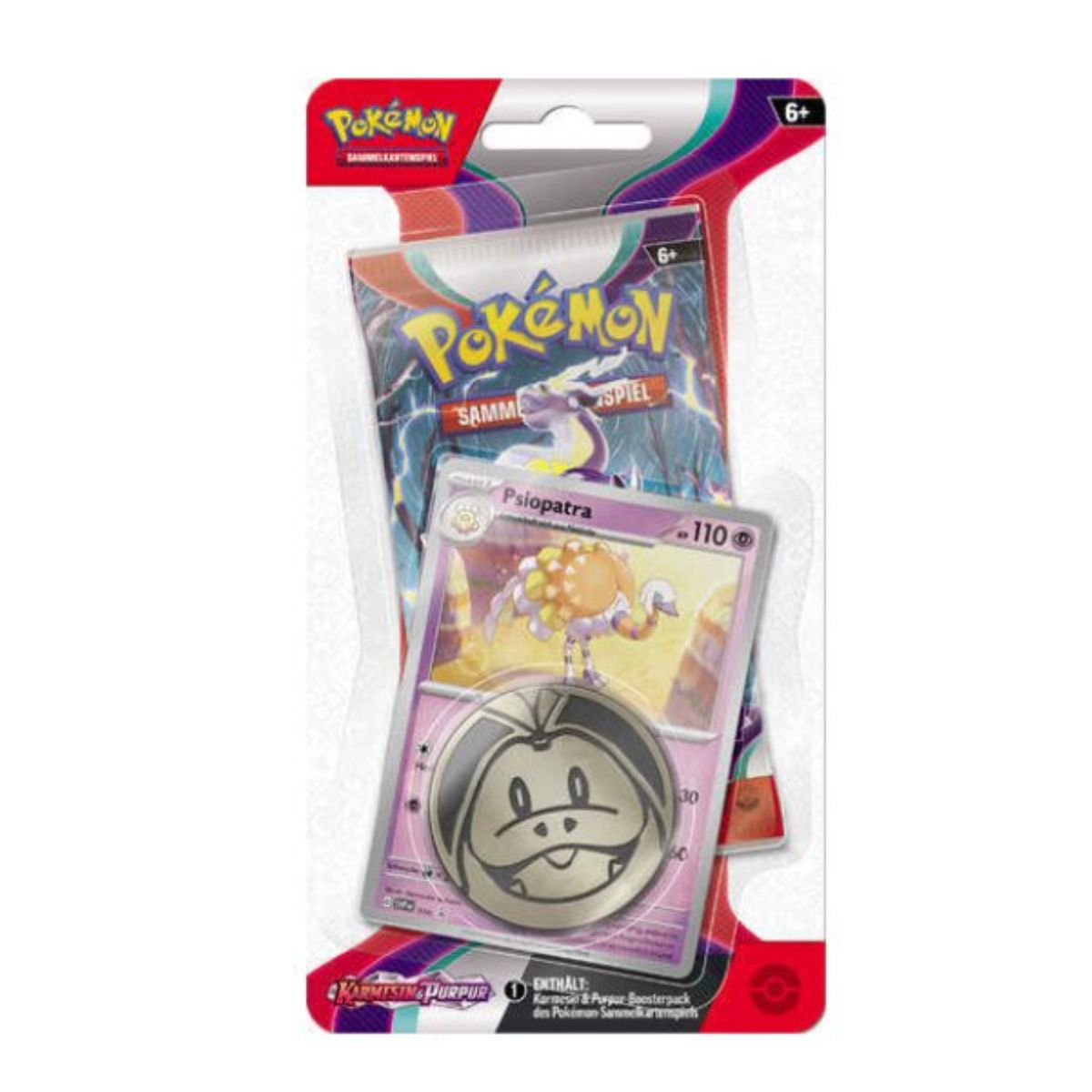 Pokémon Karmesin & Purpur Checklane Blister Psiopatra Deutsch