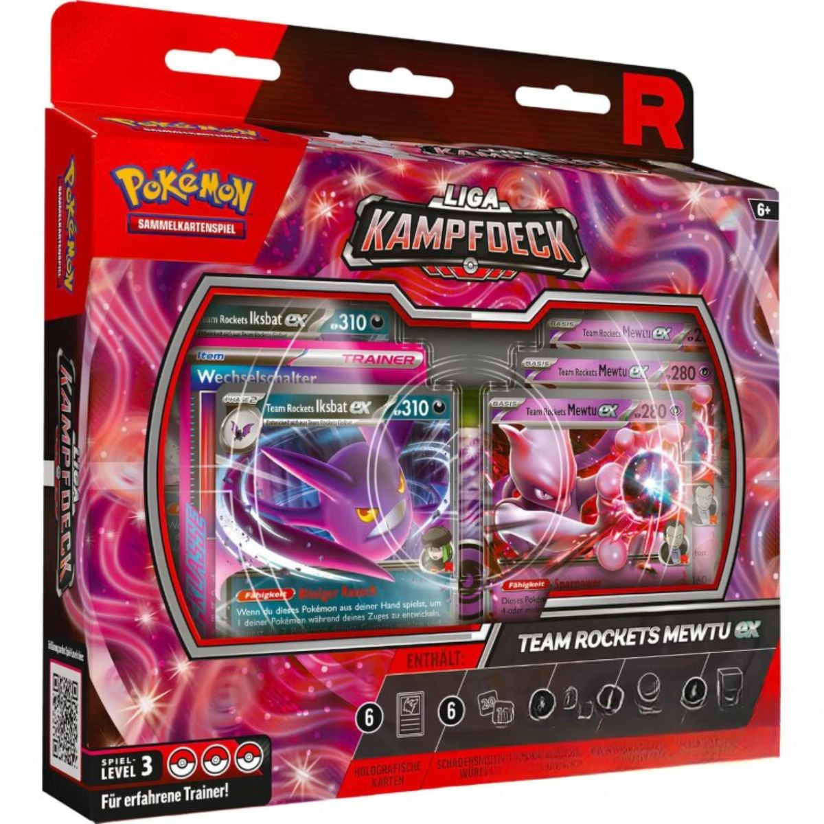 Pokémon League Battle Deck Team Rockets Mewtu Ex Deutsch