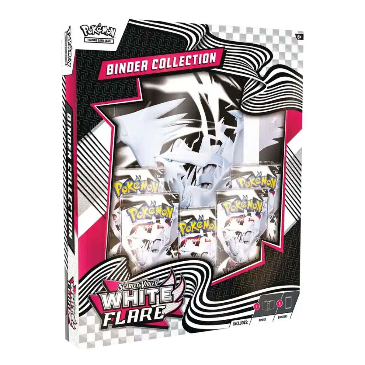 Pokémon Scarlet & Violet White Flare Binder Collection Englisch