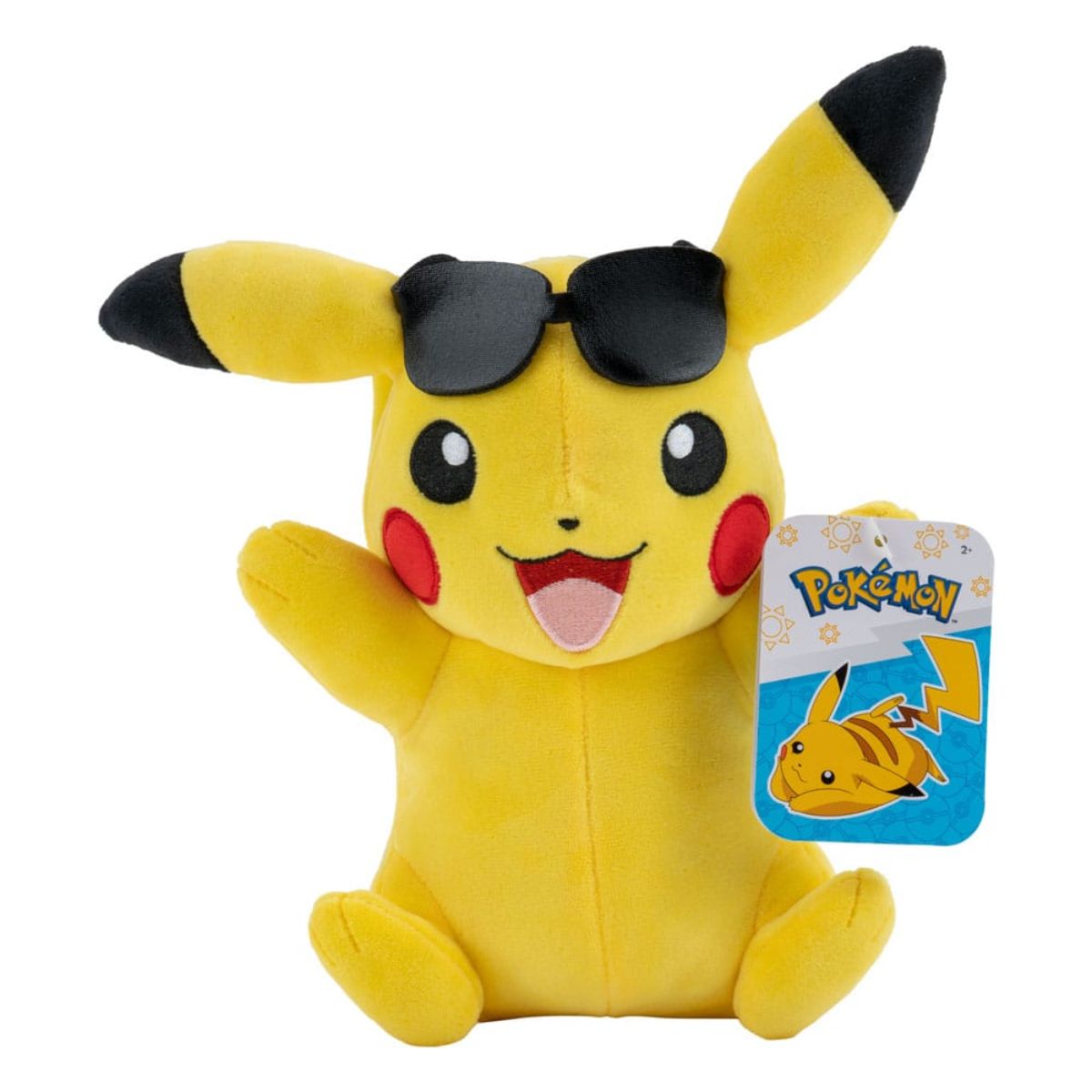 Pokémon Plüschfigur Pikachu mit Sonnenbrille (20 cm)