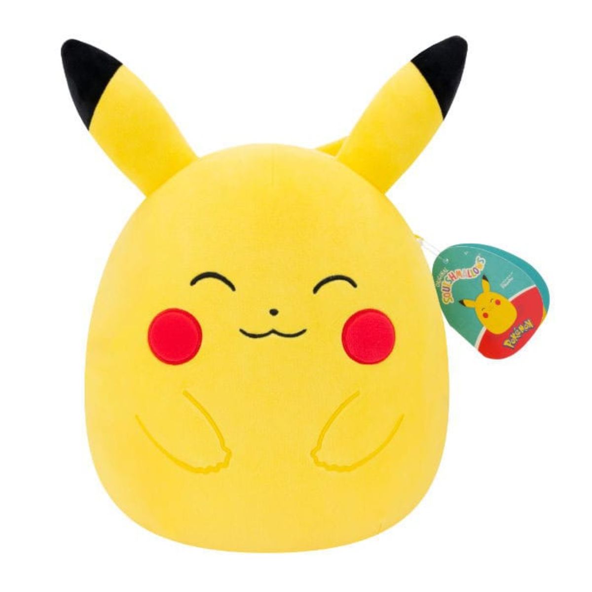 Pokémon Squishmallows Plüschfigur Glückliches Pikachu (25 cm)