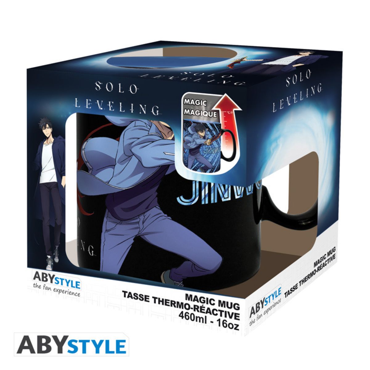 Solo Leveling Tasse Heat Change 460 ml Jinwoo & Igris