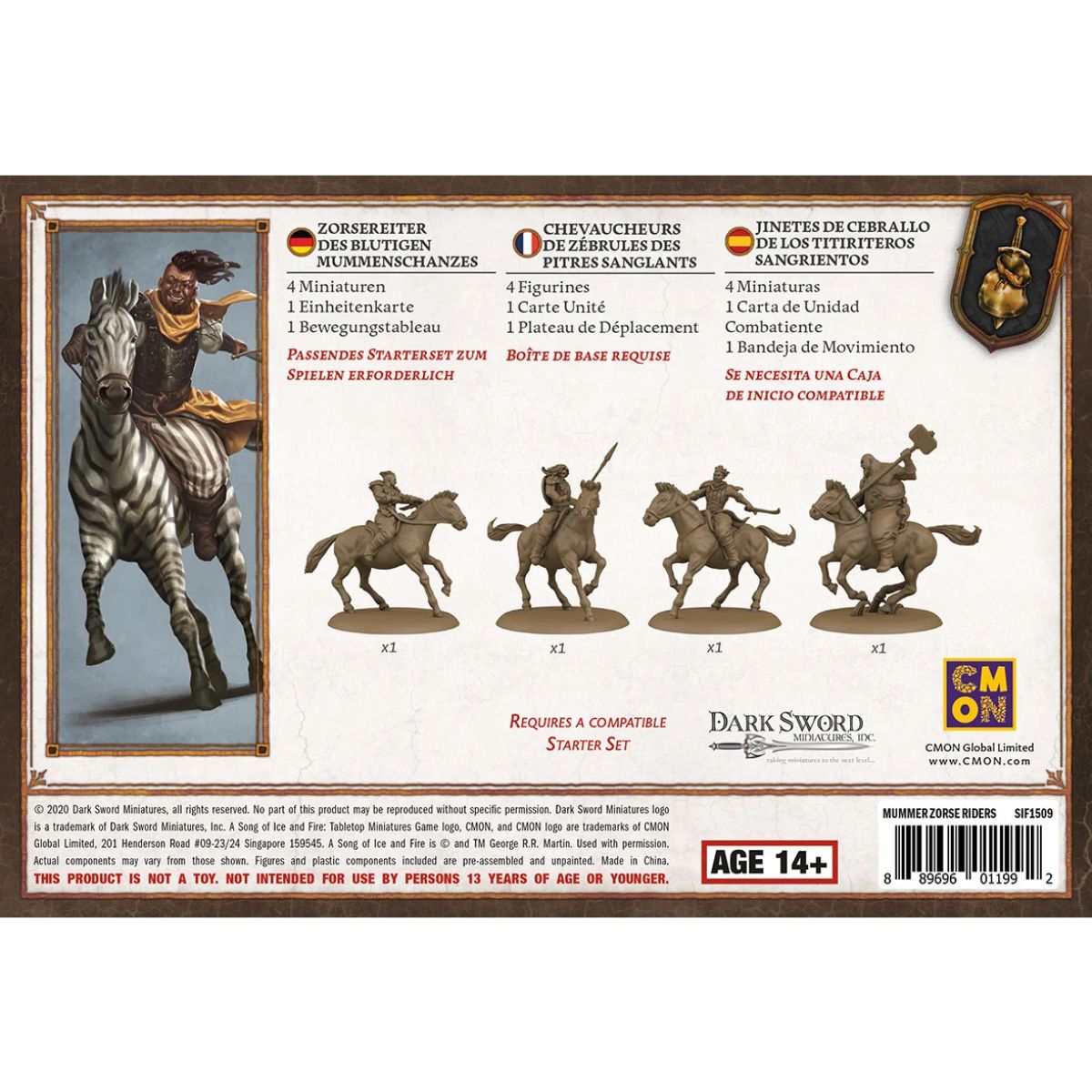 Song of Ice & Fire Bloody Mummer Zorse Riders