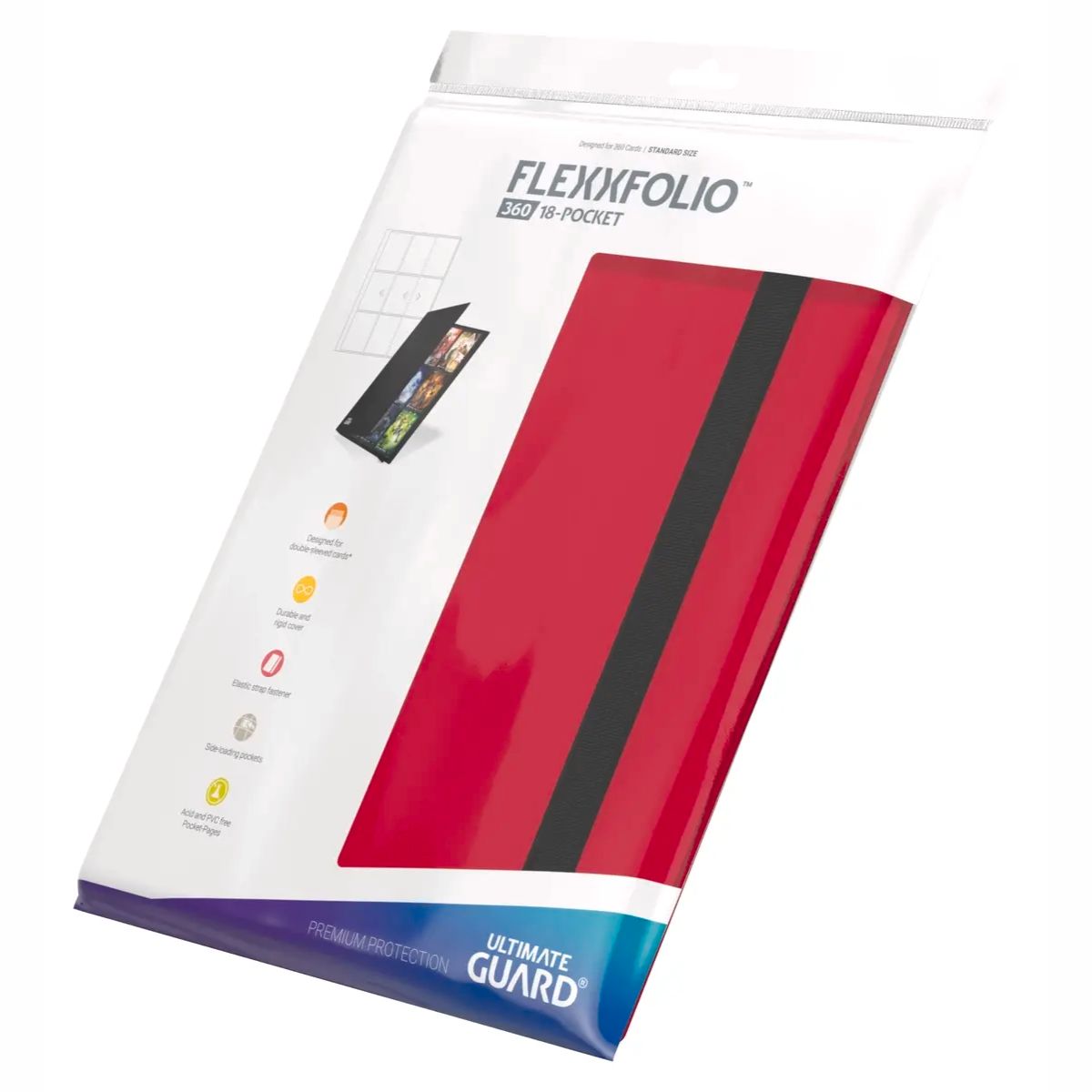 Ultimate Guard Flexxfolio 360 - 18-Pocket Rot