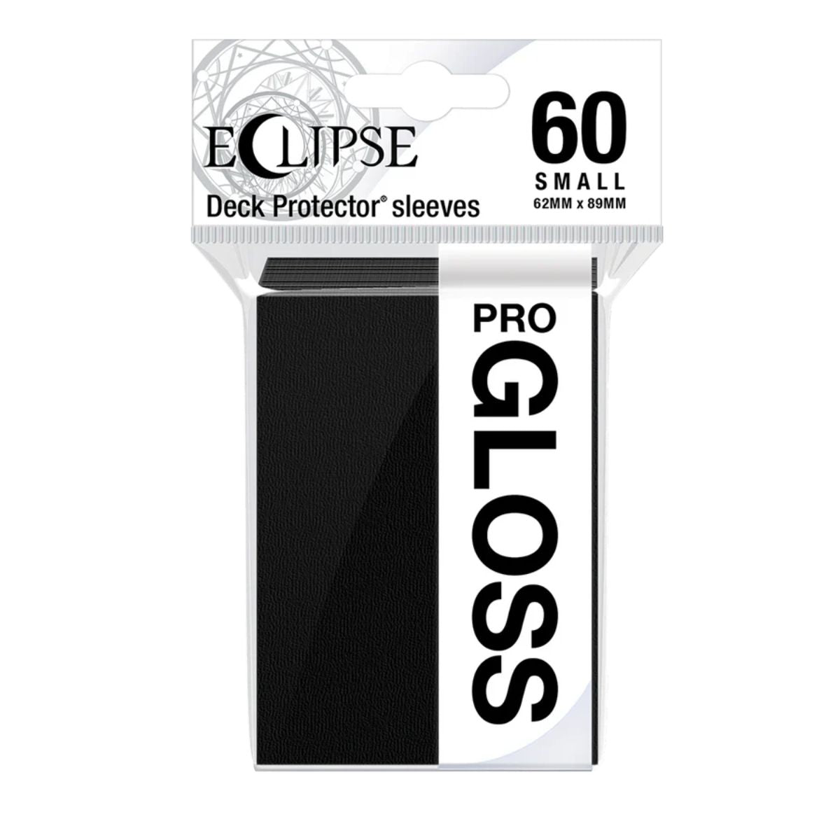 Ultra Pro Eclipse Gloss Small Deck Sleeves 60Stk. Black