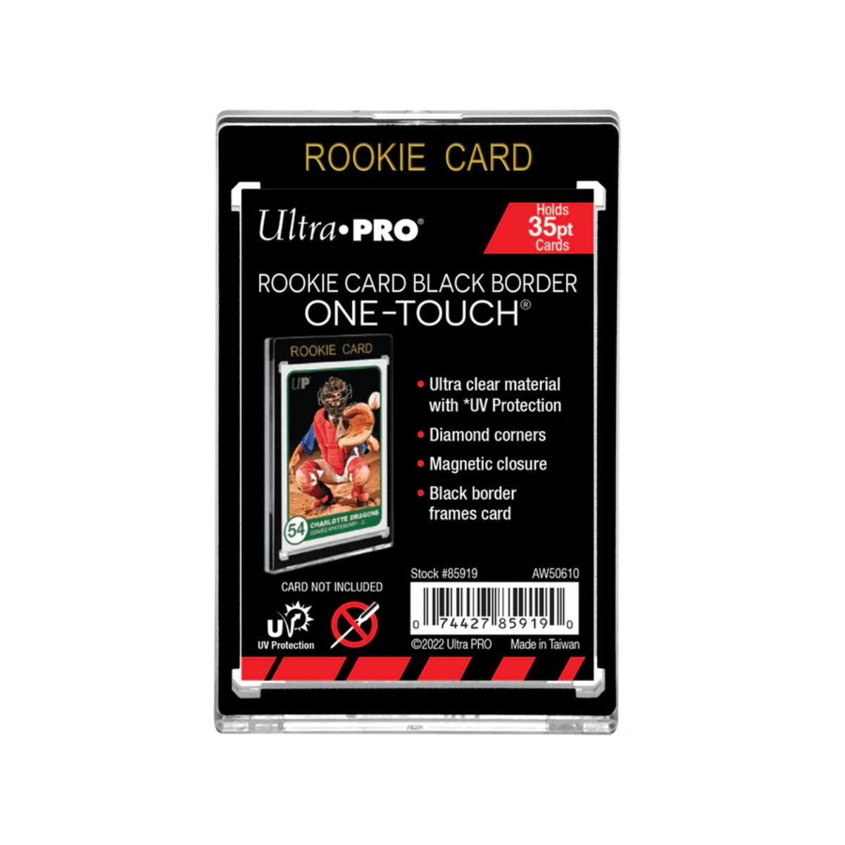 Ultra Pro One-Touch Magnetic Card Holder Black Border UV 35pt