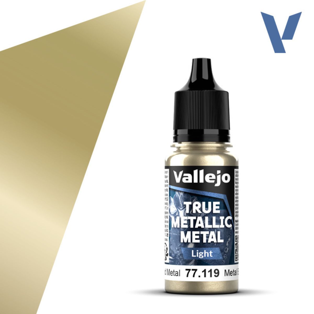 Vallejo Aged Metal 18 ml - True Metallic Metal Light