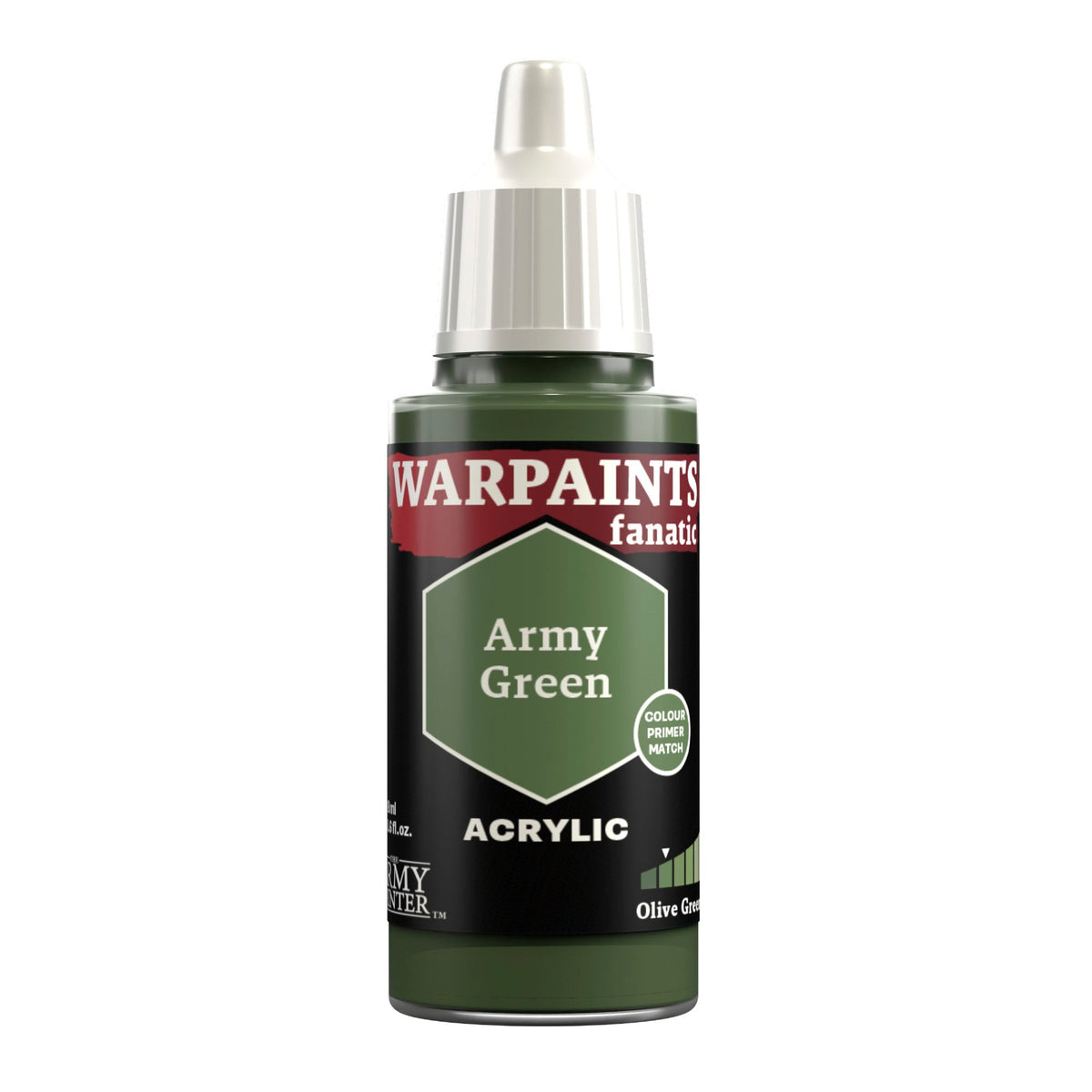 The Army Painter Warpaints Fanatic Army Green