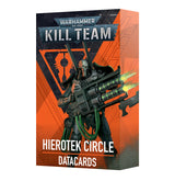 Warhammer 40.000 Kill Team Hierotek Circle Datacards Englisch