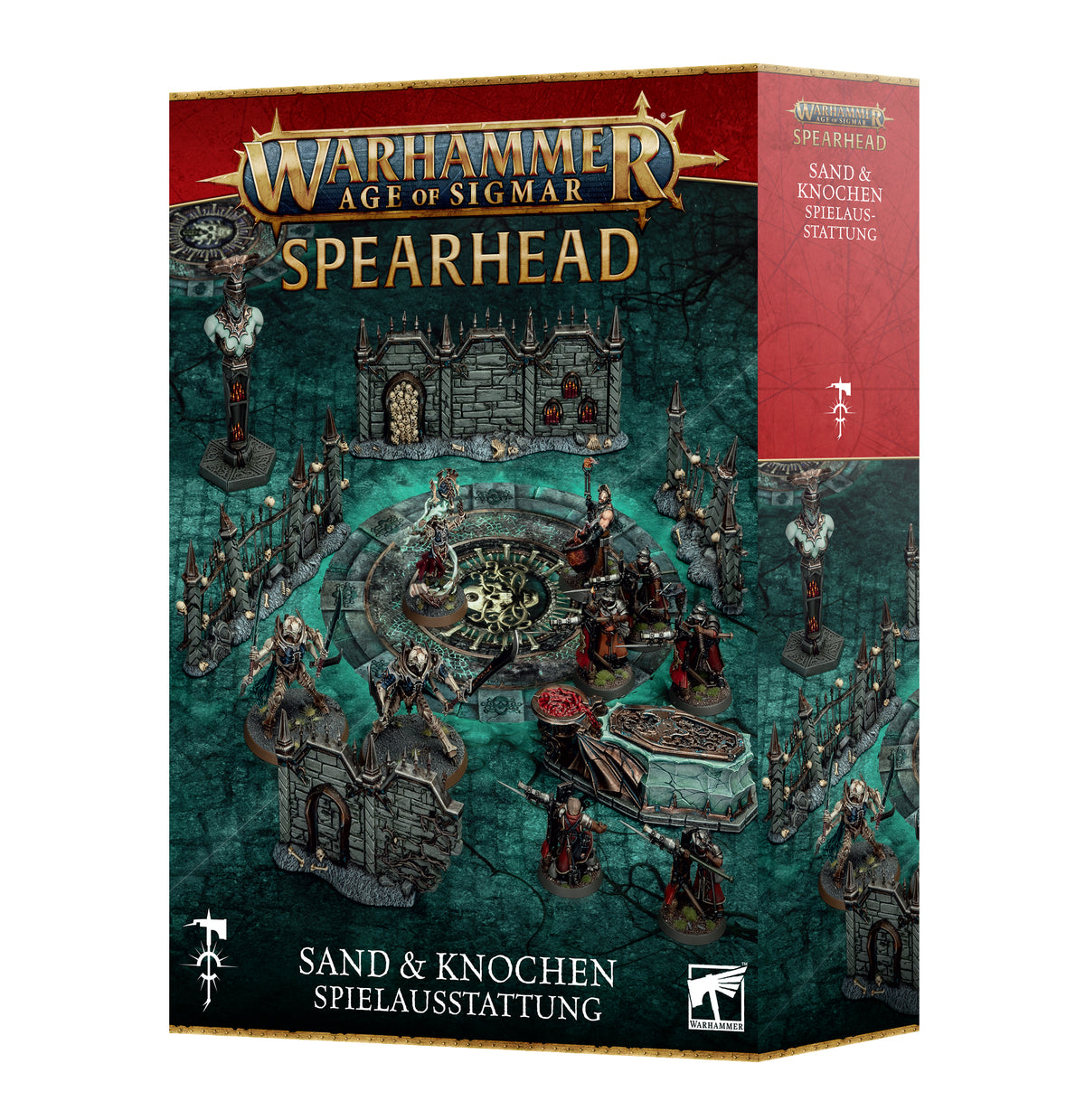 Warhammer Age Of Sigmar Spearhead Sand & Knochen Spielaustattung