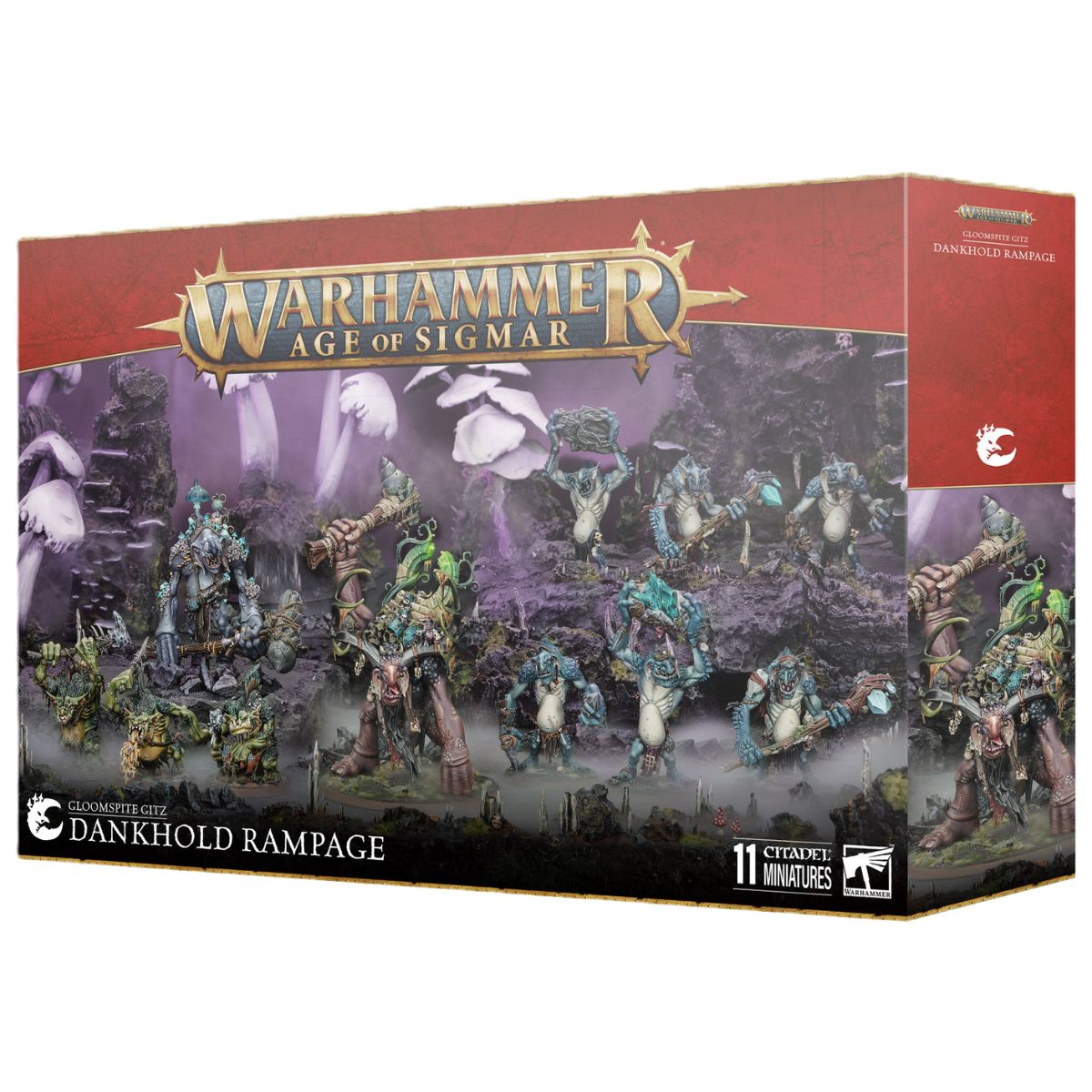 Warhammer Age of Sigmar Gloomspite Gitz Battleforce Dankhold Rampage