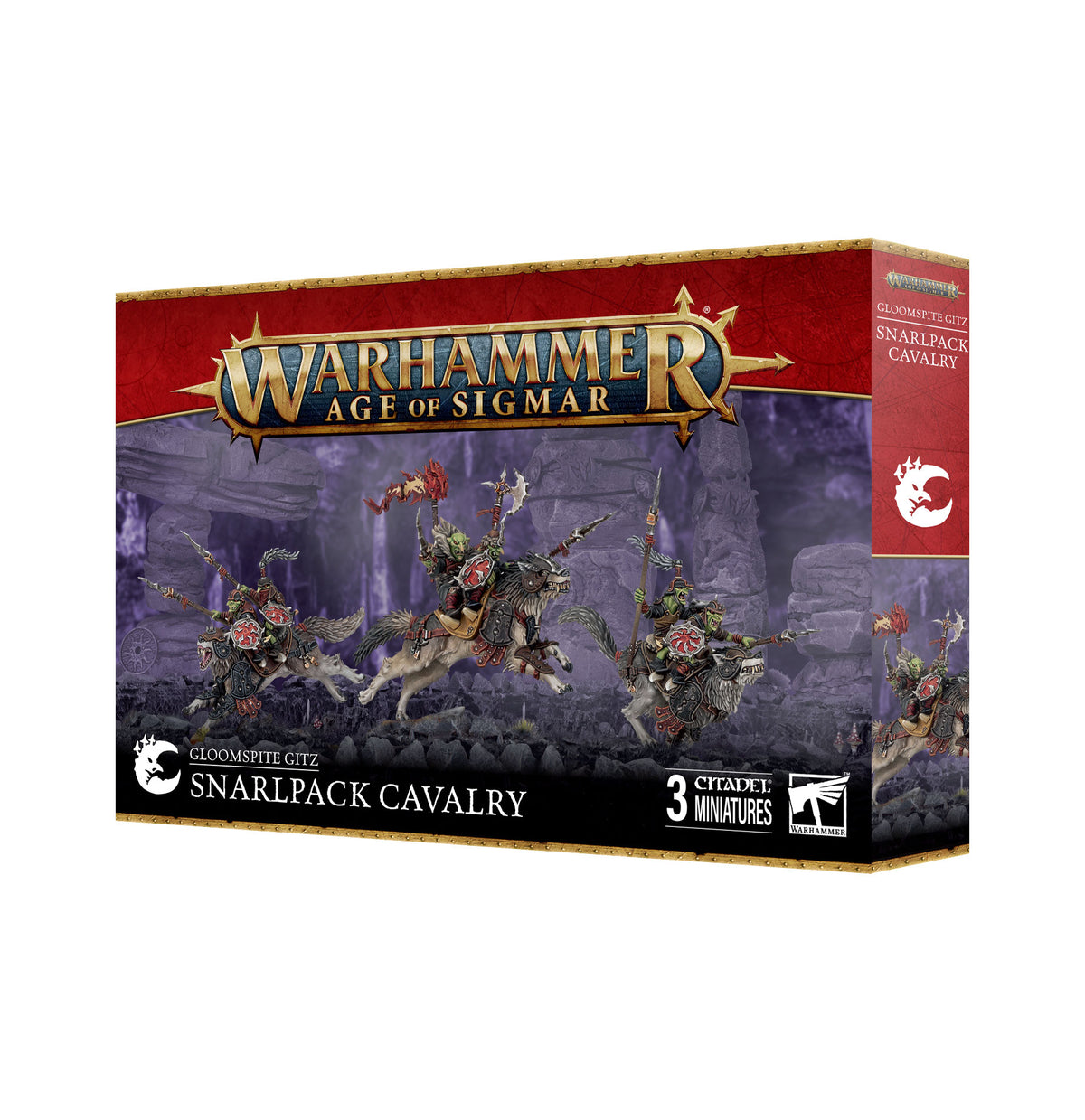 Warhammer Age of Sigmar Gloomspite Gitz Snarlpack Cavalry