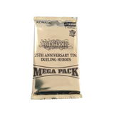 Yu-Gi-Oh! 25th Anniversary Tin Dueling Heroes Mega Pack Booster Englisch
