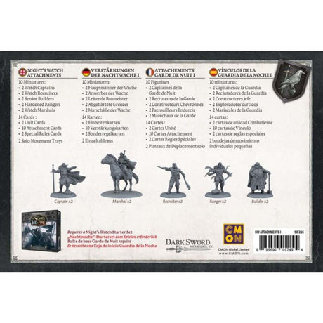 Song of Ice & Fire - Night's Watch Attachments #1 (Verstärkungen der Nachtwache I)