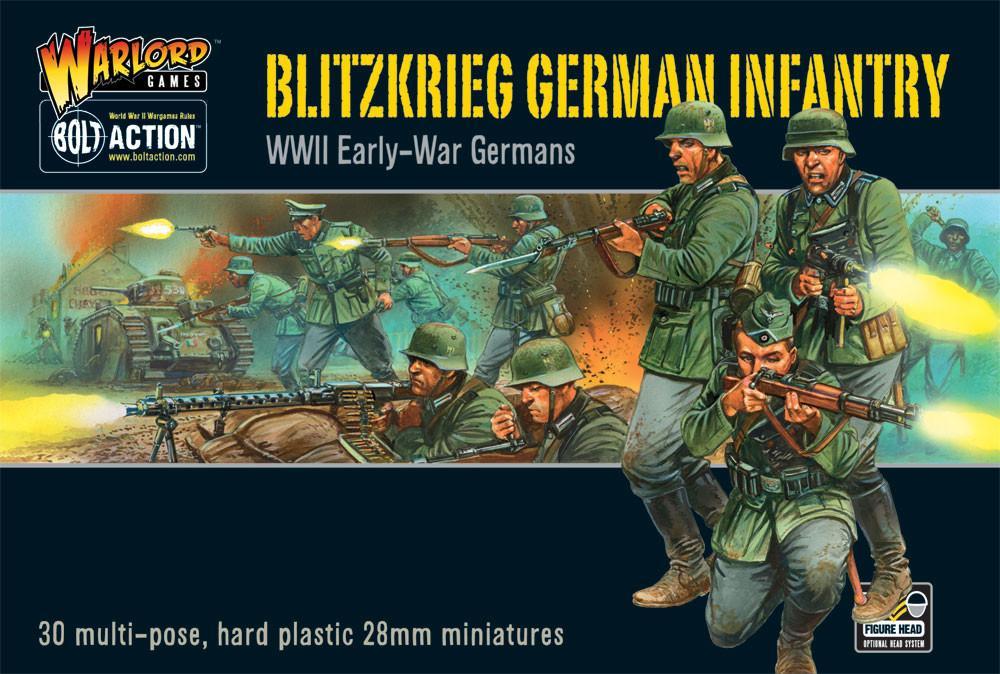 Bolt Action Blitzkrieg German Infantry Plastic Boxed Set
