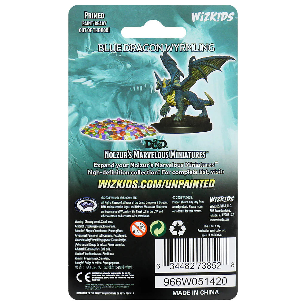 D&D Nolzur's Marvelous Miniatures - Blue Dragon Wyrmling