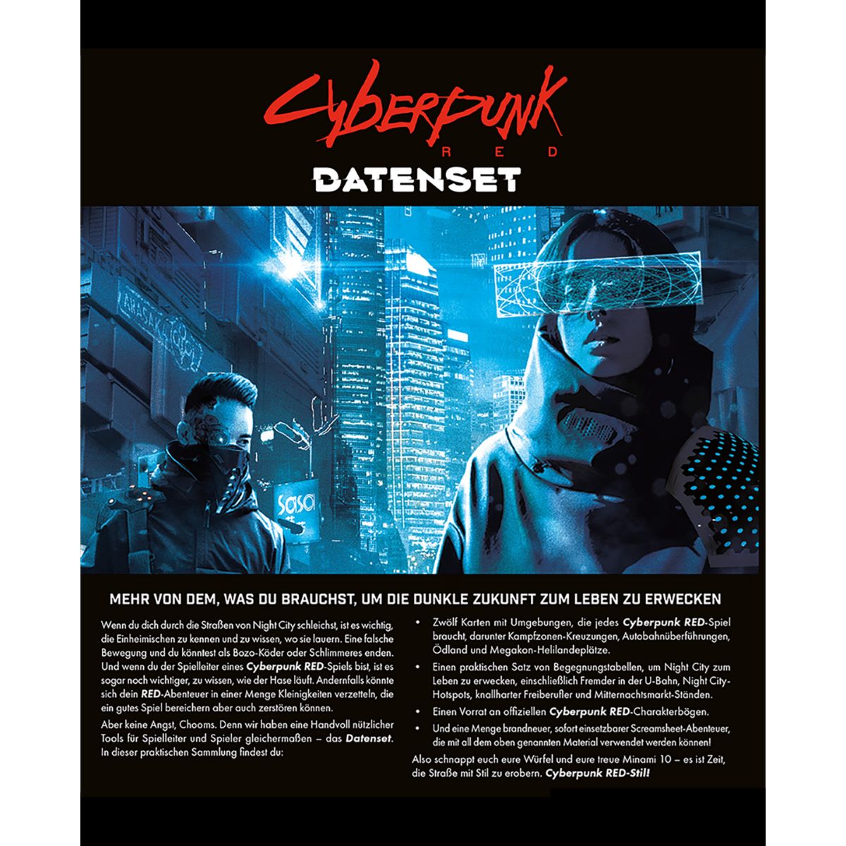 Cyberpunk RED Datenset