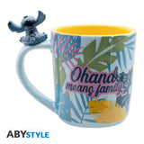 Disney Mug 3D handle Hawaiian Stitch
