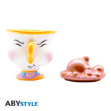 DISNEY - Mug 3D - The Beauty & the Beast Chip with bubbles