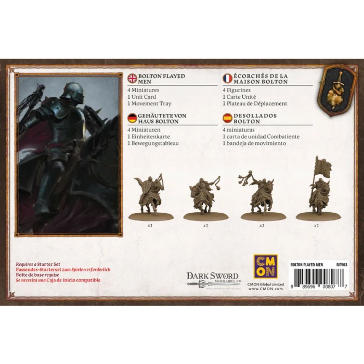 Song of Ice & Fire - Bolton Flayed Men (Gehäutete von Haus Bolton)