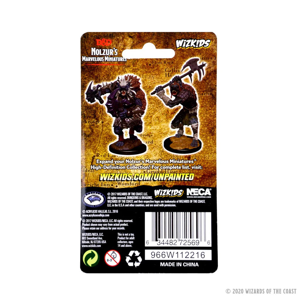 D&D Nolzur's Marvelous Unpainted Miniatures - Gnolls