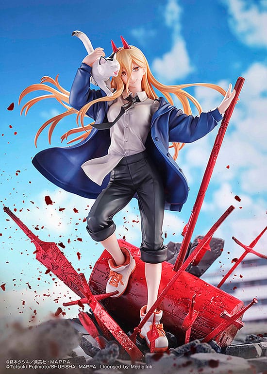 Chainsaw Man Power & Meowy Figur (28 cm)