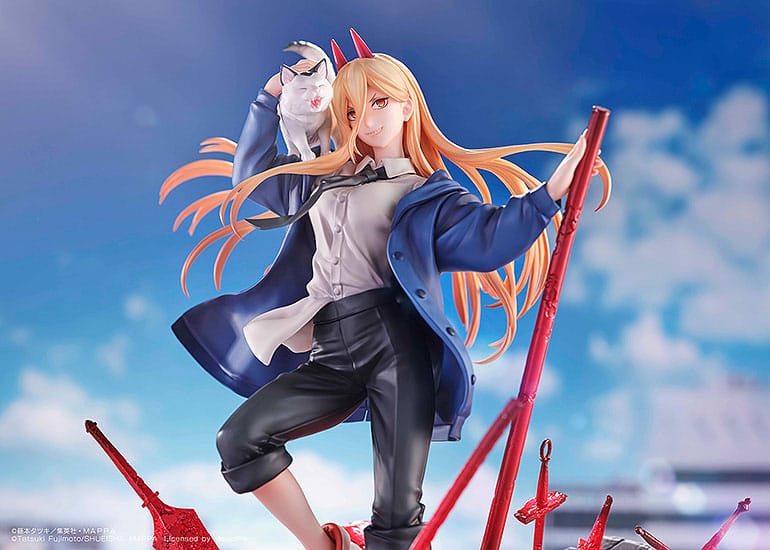 Chainsaw Man Power & Meowy Figur (28 cm)