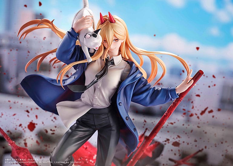 Chainsaw Man Power & Meowy Figur (28 cm)