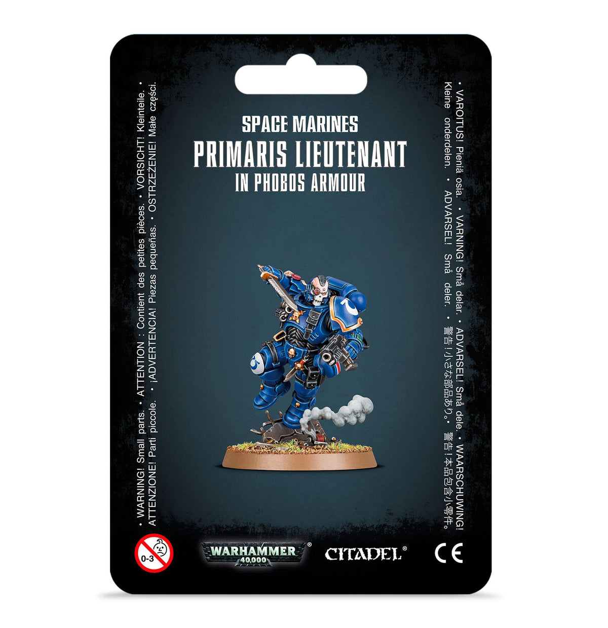 Warhammer 40.000 Space Marines Primaris Lieutenant in Reiver Armor